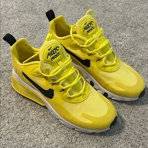 Nike React Yellow and Black Sneakers